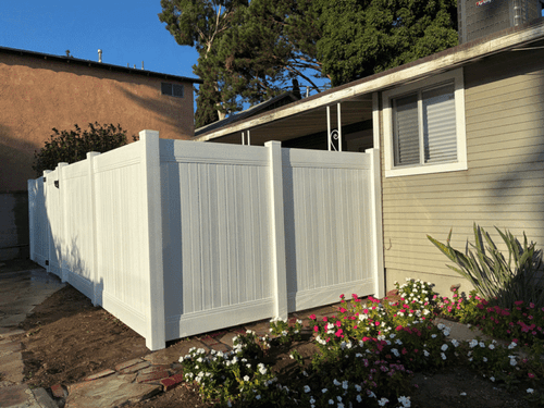 Modern Wood Privacy Fence